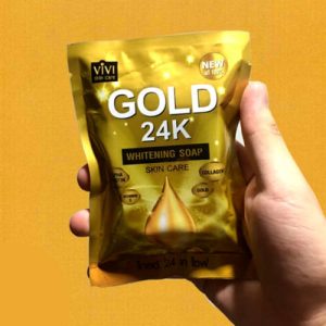 Vivi Gold 24K Whitening Soap-80gm